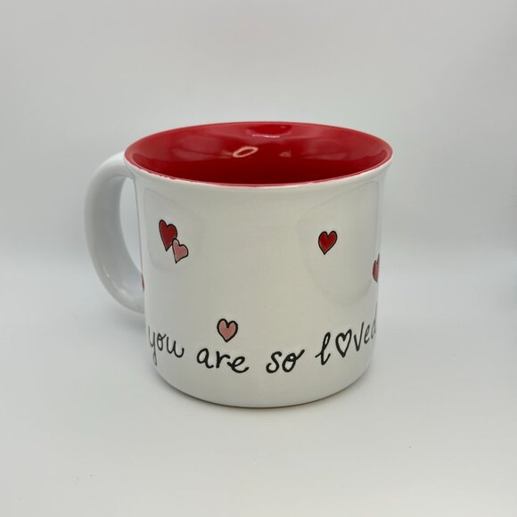 Peanuts Snoopy Valentine's mug | Snoopy coffee mug | You're so loved Snoopy mug - Picture 5 of 6
